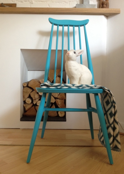 Ercol Goldsmith Chairs with Bunny Lamp