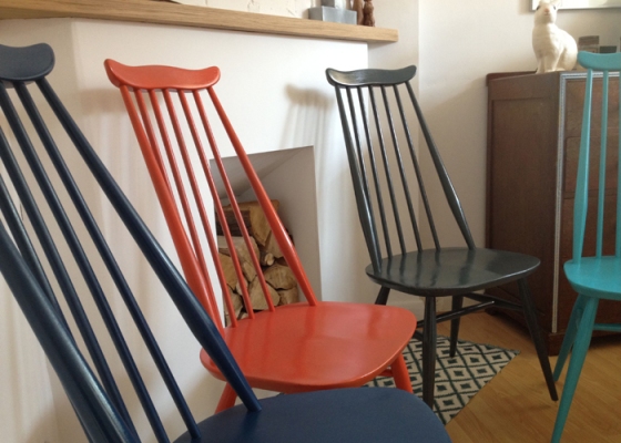 Ercol Goldsmith Chairs x 4 Side