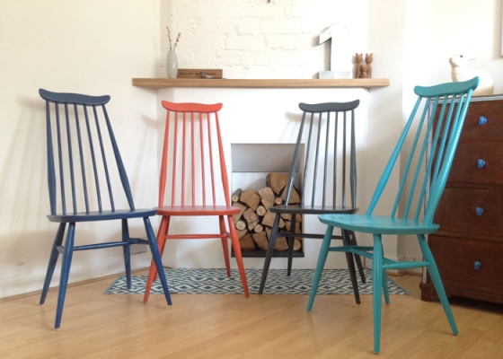 Ercol Goldsmith Coloured Chairs