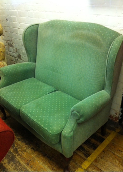 Green 2 Seater Sofa