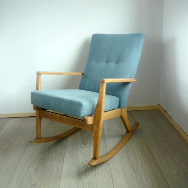 Parker Knoll Rocking Chair PK 973-4 Blue Front