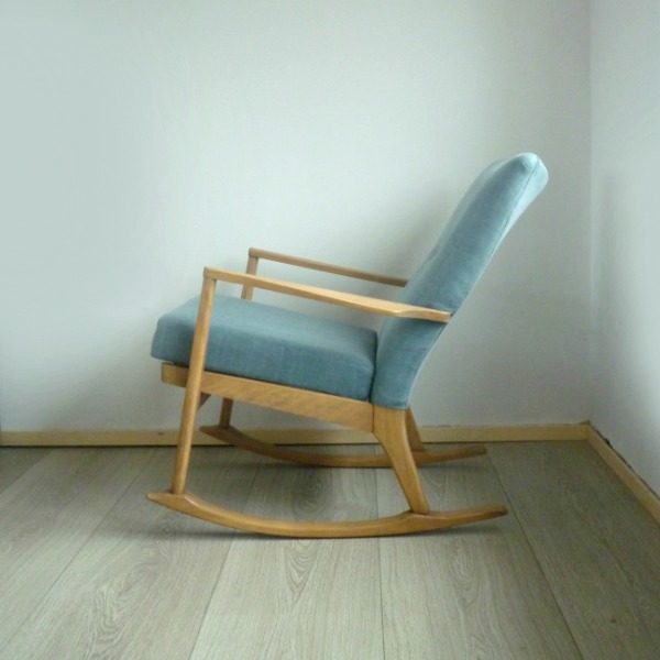 Parker Knoll Rocking Chair PK 973-4 Blue