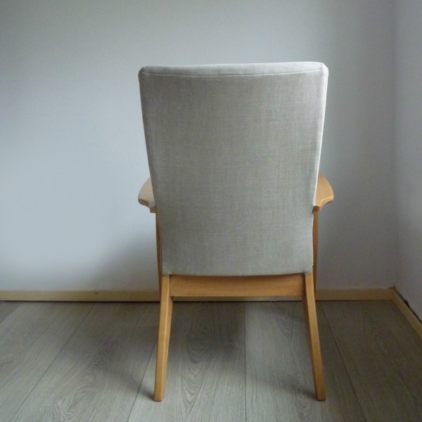 Grey Parker Knoll Chair PK 988 - 1026 Back
