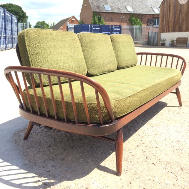 Vintage Ercol Studio Couch 355 Daybed Retro